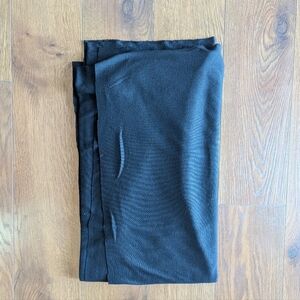 Black Knit Fabric 67" Wide 1.75 Yards For Sewing Semi-Opaque